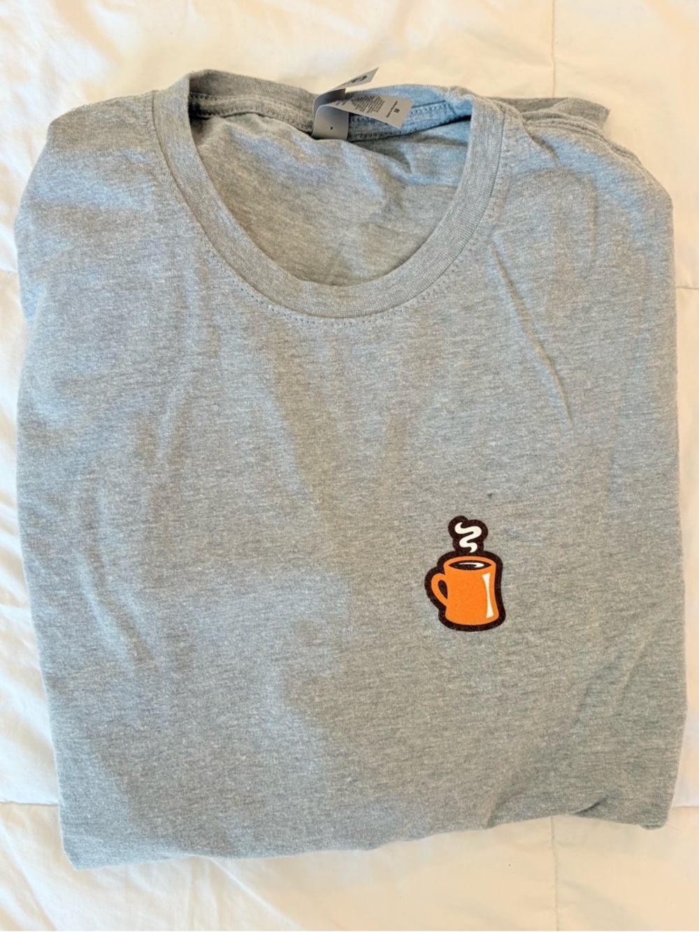 Philz Coffee Light Gray Crewneck T-Shirt